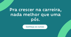 Para crescer na carreira, nada melhor que uma pós. Garanta uma bolsa