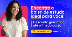 A plataforma que conecta você a bolsa de estudo ideal!
