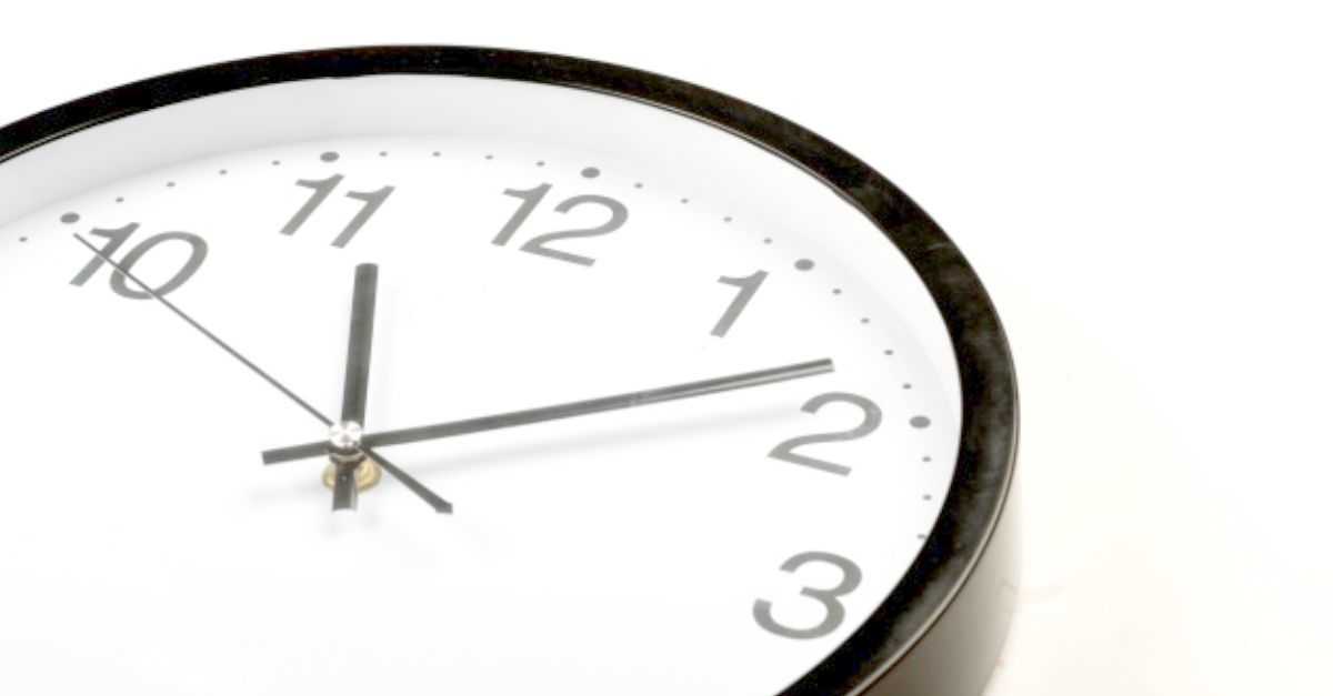  Tem hora certa? 