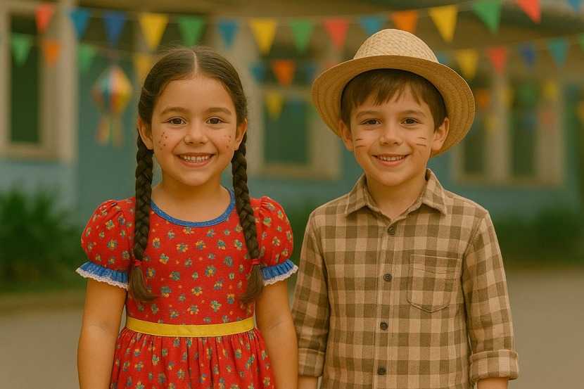  Roupa de festa junina para meninas e meninos: como escolher 