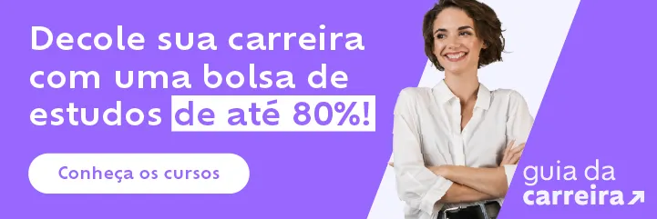 Decole sua carreira com uma bolsa de estudos de até 80%!