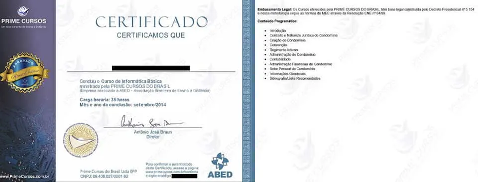 prime cursos
